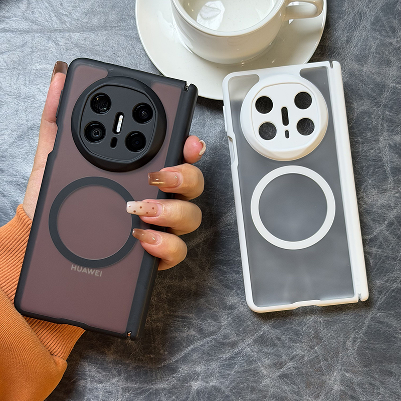 高档磁吸磨砂肤感适用华为matex7手机壳matex7折叠屏保护套双中轴防摔matex7高级展界系列磁吸matex6典藏版