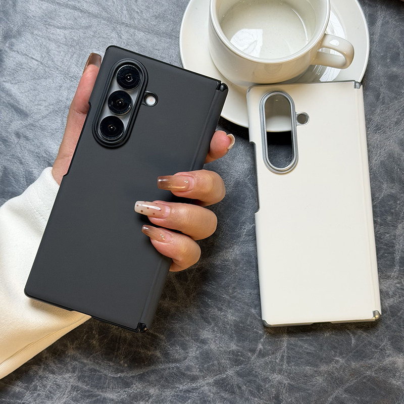 高级肤感包中轴适用三星Zfold7折叠屏手机壳纳米素皮galaxy fold7保护套双中轴三星W26硬壳高档磁吸简约