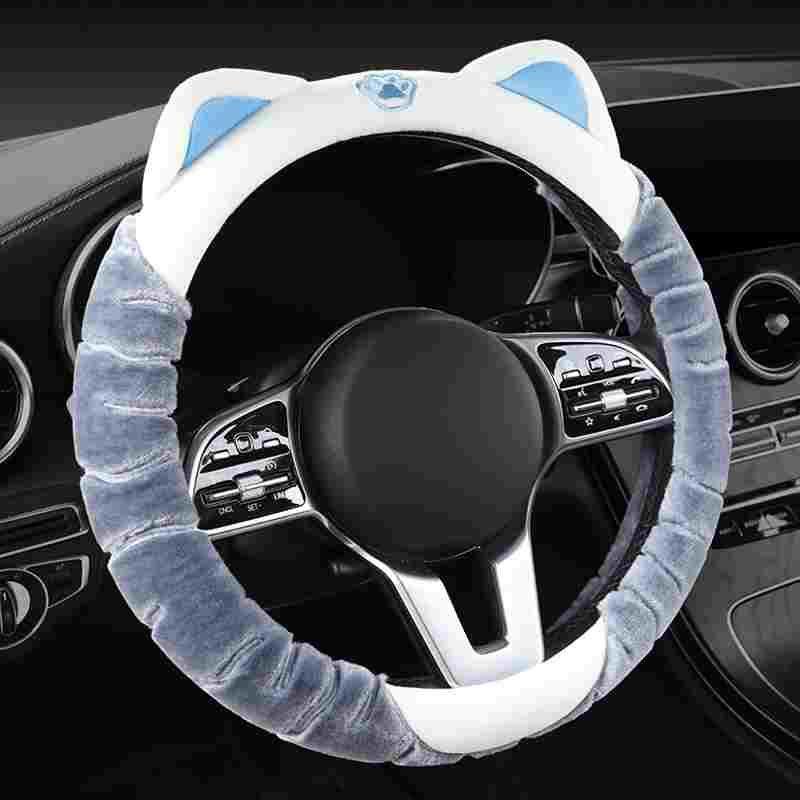 捷途方向盘套X70捷途X95捷途X70M大圣X90PLUS冬季长毛绒保暖把套