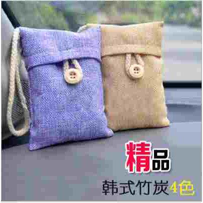 家居汽车用品内饰竹炭包活性炭包新房竹碳包新车挂式韩式炭包