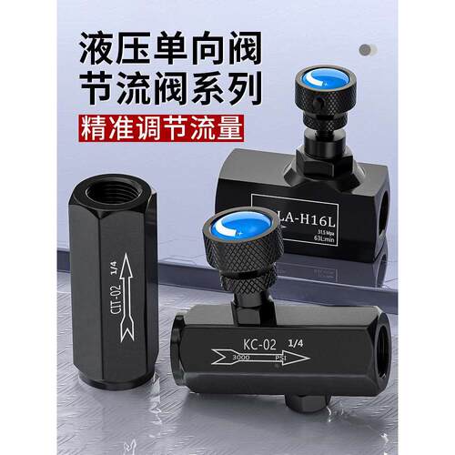 液压阀单向阀止回阀高压油管直通逆止阀油压管式安全阀CIT-06/08