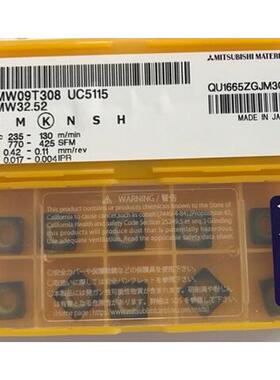 菱 数控刀片 SCMW09T308 UC5115