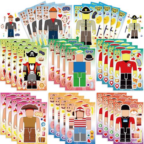 罗布乐思Roblox拼图贴纸防水