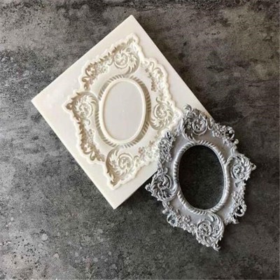 DIY Sugarcraft Frame Silicone Mold Fondant Mold Cake Decorat