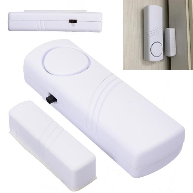 White 120dB Wireless Alarm Unit House Security Door Window E