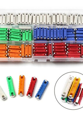 200PCS GBC European Automotive Fuse 5-40AMP Dia 6mm Continen