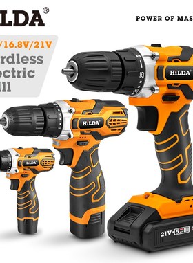 Portable Impact Cordless Drill 25NM Torque Electric Screwdri