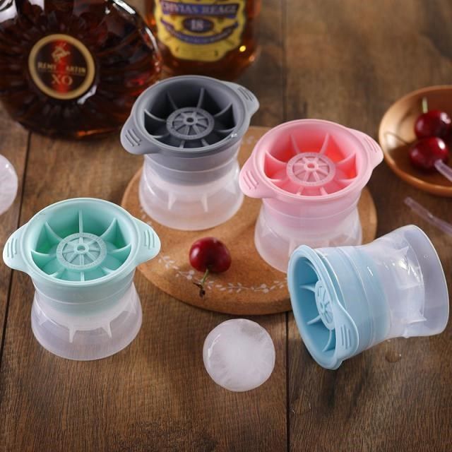 1pc Whiskey Ice Cube Maker Ball Mold Mould Brick Round Bar A图片