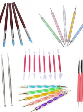 1-14pcs Plastic Silicone Steel Clay Sculpting Set Wax Carvin