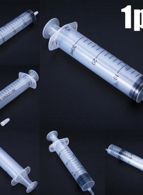 1pc Plastic Measuring Syringe 10ml 50ml 100ml Syringes Witho