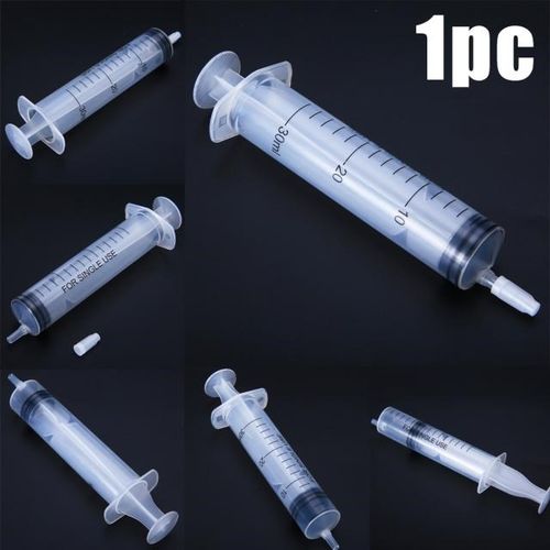 1pc Plastic Measuring Syringe 10ml 50ml 100ml Syringes Witho