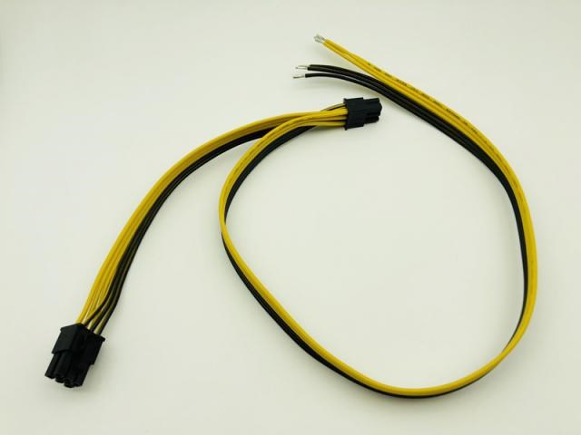Dual 6pin Power Cable 50+20cm for DELL2950 1470 Series Serve