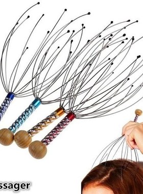 Head Neck Scalp Massager Massage Octopus Equipment Stress Re