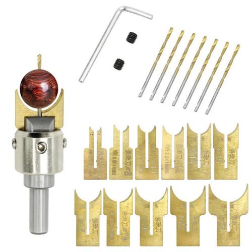 6-25mm Wooden Bead Make Drill Bit Carbide Ball Blade Woodwor