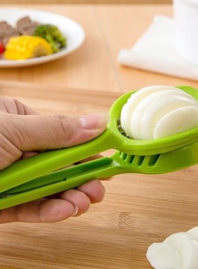 Handheld Cut Egg Slicer Cutter Stainless Steel Mushroom Divi