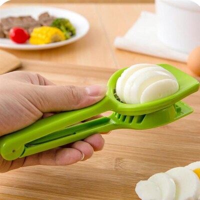 Handheld Cut Egg Slicer Cutter Stainless Steel Mushroom Divi
