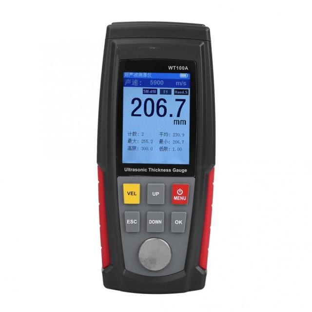 WT100A High Accuracy Digital Ultrasonic Thickness Gauge Mete