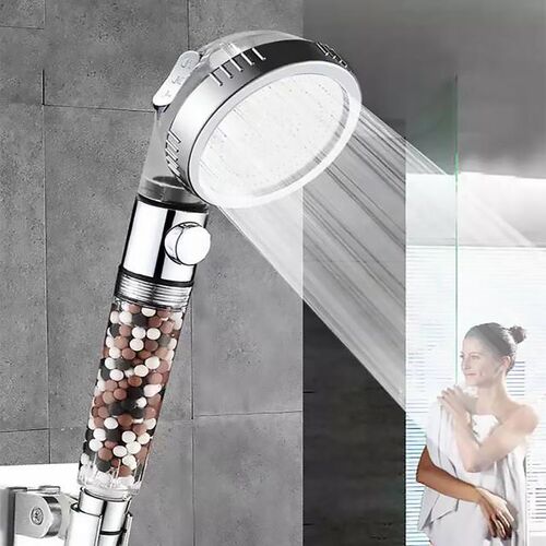 Shower Head Set Negative Ion Filter Bath Spray Water Saving
