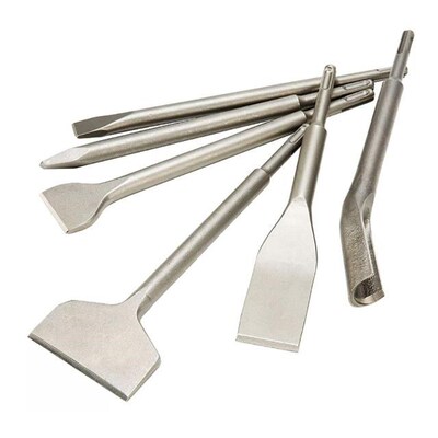 6Pcs SDS Plus Hammer Drill Chisel Kit Rotary Hammer SDS Bits