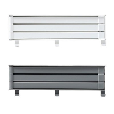 RecabLeght Adjustable Towel Holder Bar Wall Mounted 180° Fo