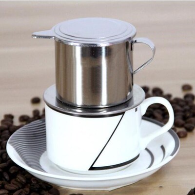 Vietnamese Coffee Filter Stainless Steel Maker Pot Infuse Cu