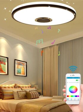 100W Modern RGB LED Ceiling Lights with Remote Control Home