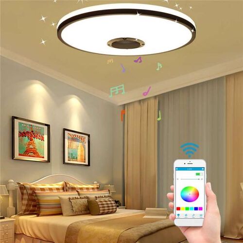 100W Modern RGB LED Ceiling Lights with Remote Control Home