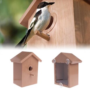 Bird House Swallow DIY Nest Home Decoration Outdoor Breeding