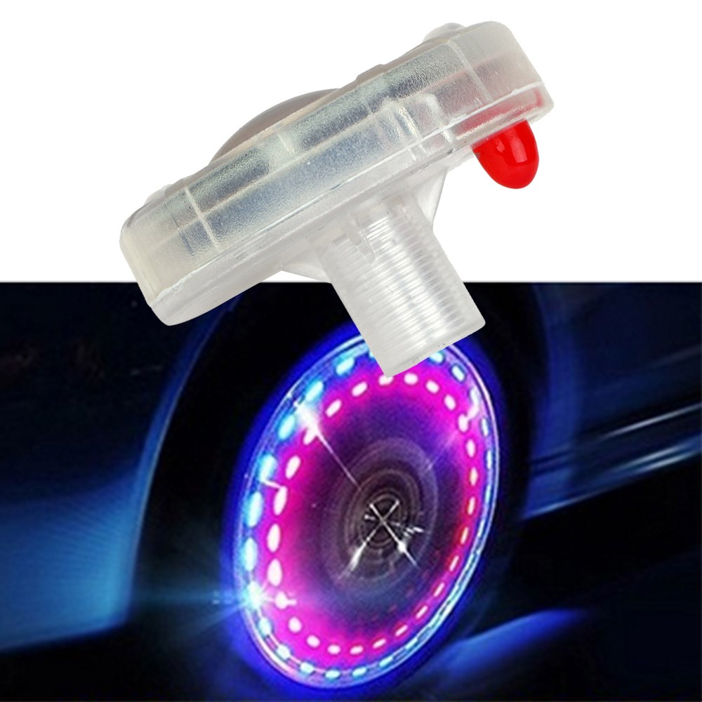 1pcs Solar Wheel Lights Car Motorcycle Decorative LED Tire L