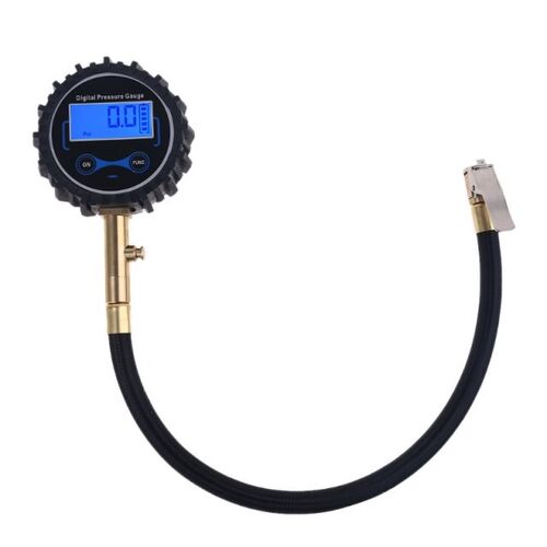 Digital Tire Air Pressure Gauge with Quick Clip Air Chuck Pr