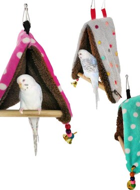 Warm Bird Nest Bed Hammock House Perch 适用于 Parrot Parakee