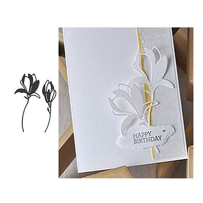 Cutting dies 100*75mm 2small flowered carbon steel tool die