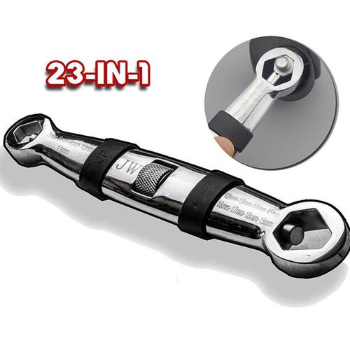 Universal Wrench 23 In 1 Wrench Set Ratchets Adjustable Span