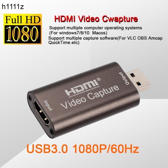 4K USB3.0 USB2.0 Audio Video Capture Card HDMI To USB 3.0 2