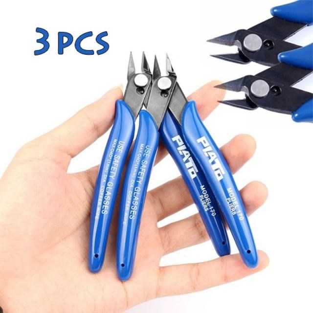 1/3 PCS Mini Nose Cutting Plier Electrical Wire Cable Cutter