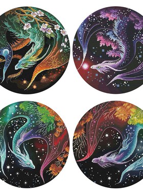 DIY Cross Stitch Color Dragon Animal Series Set 11CT Ecologi