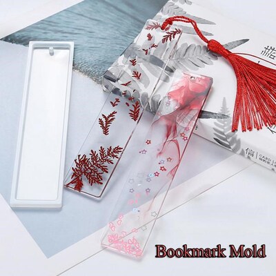 Rectangle Silicone Bookmark Mold, DIY Bookmark Mould Making