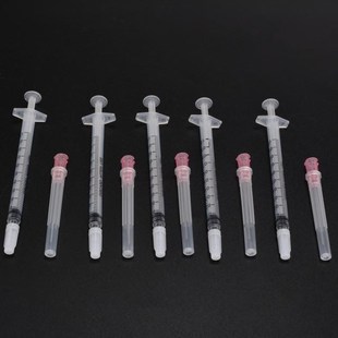 5pcs 1ml Glue Syringe + Blunt Tip Needle 18 Gauge 1.5 Inch W