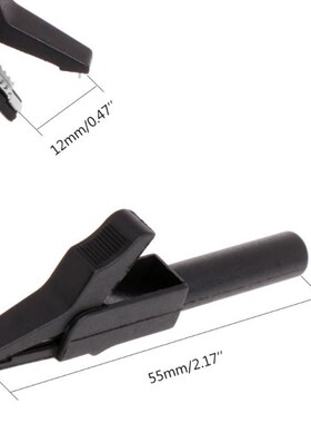 AIMOMETER 2 Pcs Full Protective Alligator Clips Crocodile Cl