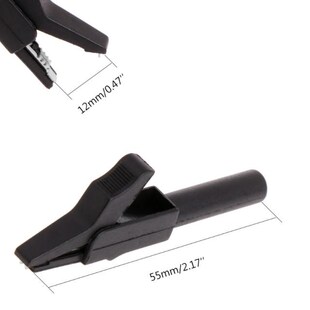 AIMOMETER 2 Pcs Full Protective Alligator Clips Crocodile Cl