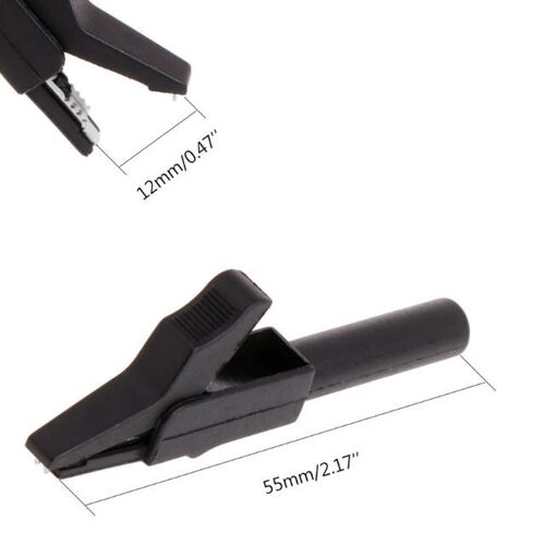 AIMOMETER 2 Pcs Full Protective Alligator Clips Crocodile Cl