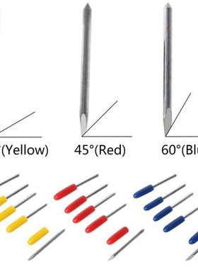 5Pcs 30/ 45/ 60 Degree Blades Cutting Plotter 适用于 Roland