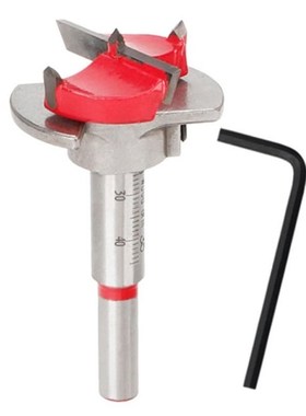 35mm Forstner Auger Drill Bit Wooden Cutter Hex Wrench Woodw