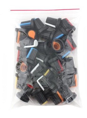 30PCS Potentiometer Shaft Adapter WH148 6MM Shaft Potentiome