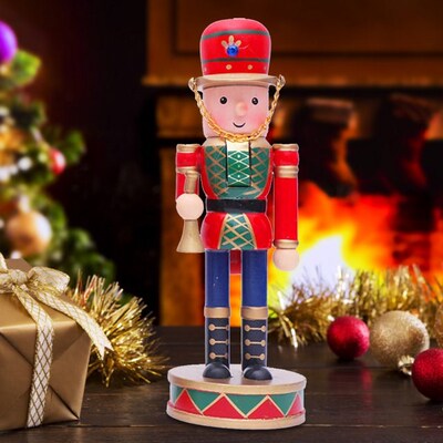 Christmas Decoration Wooden Nutcracker Handcraft Puppet Room