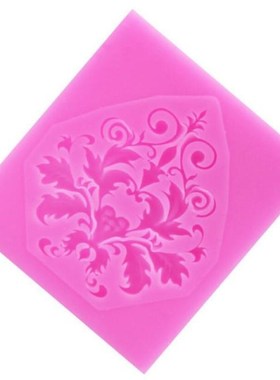 DIY Sugarcraft Relief Scroll Border Silicone Mold Fondant Ca