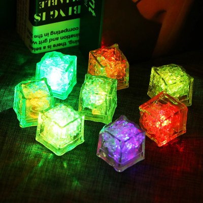 LED Ice Cubes Neon Party DIY Colorful Flash Wedding Festival