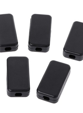 5Pcs Plastic Electronic Project Box Rectangle Black Enclosur
