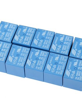 10Pcs T73-5V SRD-5VDC-SL-C 5 Pin 250V AC 28V DC Power Relay