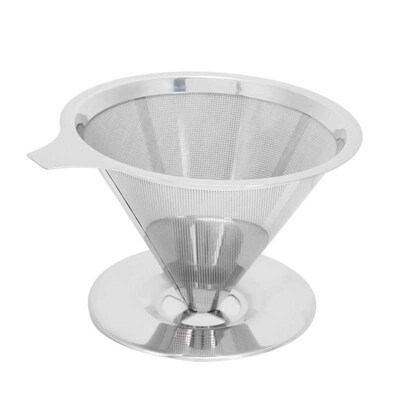 Coffee Dripper Coffee Filter Cup Washable Funnel Cup Reusabl
